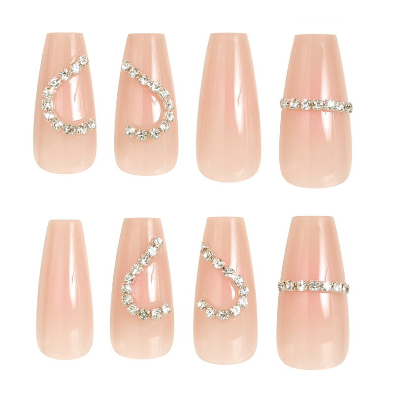 カミオジャパン ネイルチップロングスクエア/HEART CHEEK(4)