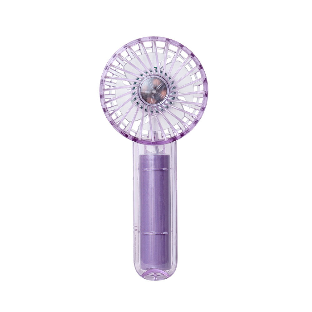 ハンディファン ハンディ扇風機 ハンディ ファン 扇風機 手のひらサイズ 男女兼用 熱中症対策 小さい ミニ クリアファン LEDライト付き PP 子供 大人 男女兼用 ギフト プレゼント 可愛い おしゃれ 暑さ対策