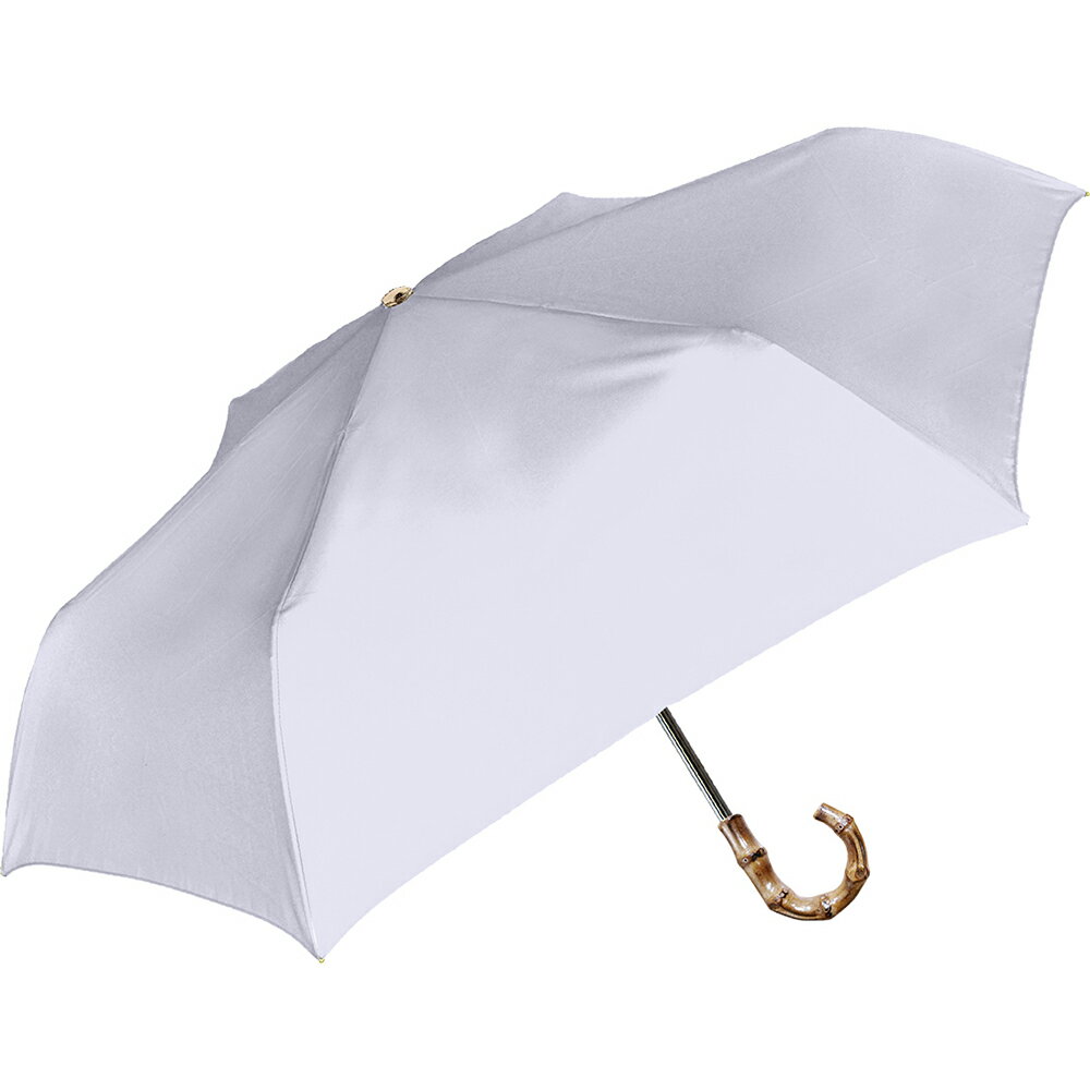 日傘 折りたたみ傘 傘 暑さ対策 雨対策 UVバンブー折りたたみ傘 アイスブルー 55CM