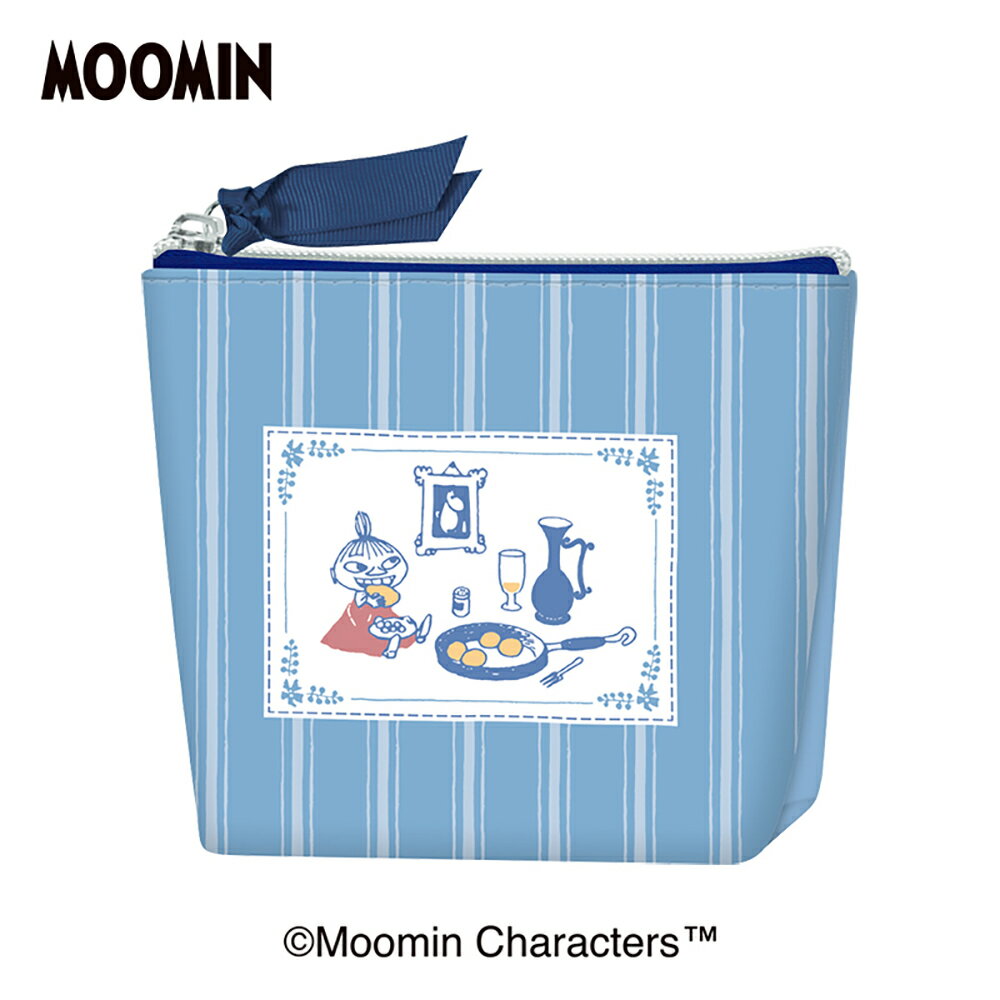 ムーミン ミニポーチ ポーチ 小物入れ レディース 小さめ イヤホン 小銭 小物 ケーブル リボン 持ち運びに便利 合皮 旅行 デイリー ギフト かわいい 可愛い おしゃれ すてきなランチ