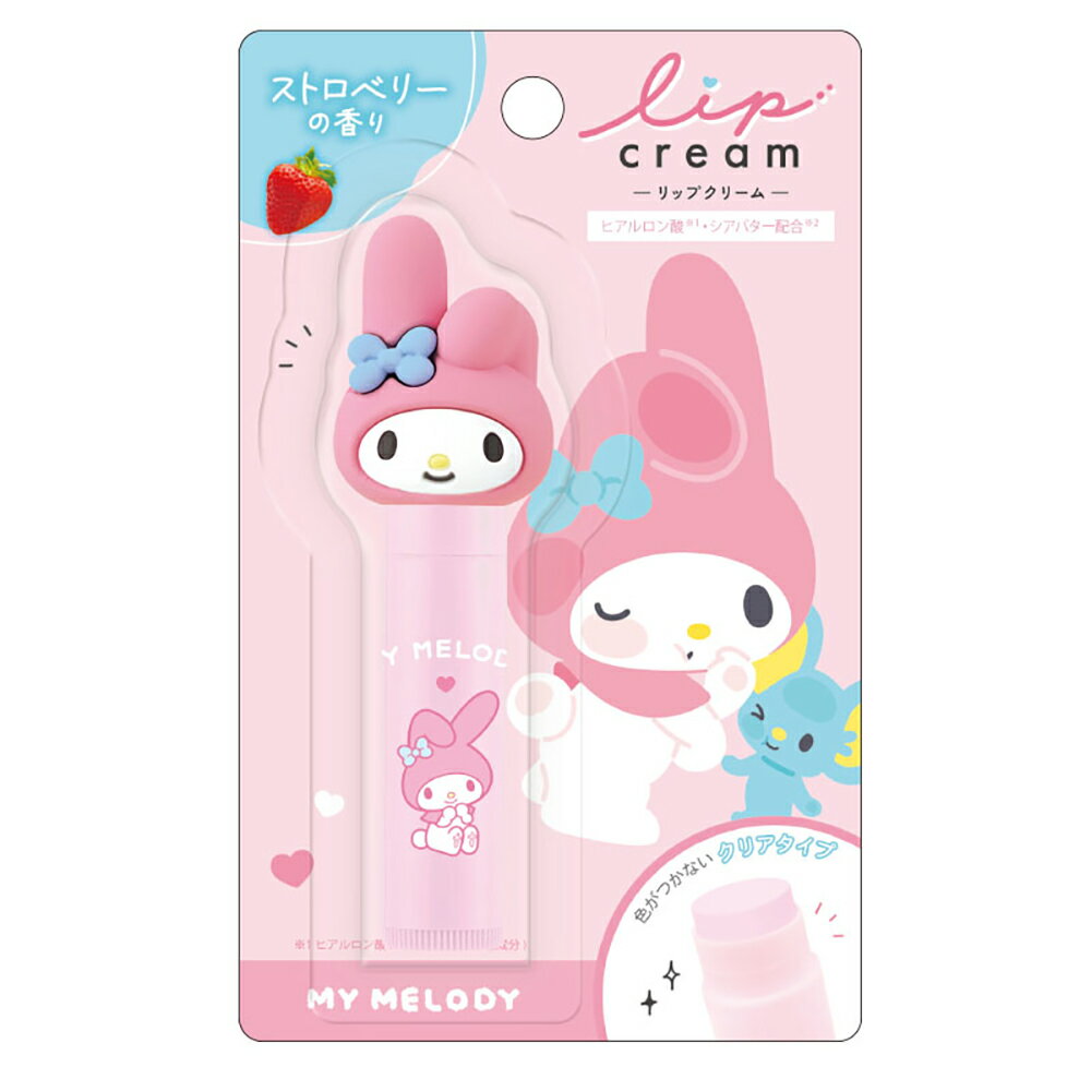 マインクラフト マスコット付きリップ/マイメロディ