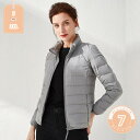 1000円OFFクーポン ダウンジャケット レディース 女性 ダウンコート アウター 防寒 防風 軽量 ダウン ライト ダウン 羽毛 フェザー 冬 上着 ジャン...