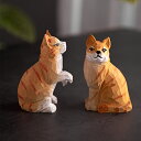 300円OFFクーポン 猫の置物 ねこの置物 オブジェ 猫 かわいい 雑貨 木製彫刻 猫のグッズ お洒落 アンティーク置物 置き物 誕生日 記念日 プレゼント ...