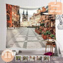 350円OFFクーポン インテリア タペストリー 風景 街並み インテリア おしゃれ 景色 写真 モダン ヨーロッパ 北欧街並み風景タペストリー ポスター ウォ...