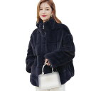 ボアジャケット レディース ボアコート アウター ボアブルゾン もこもこ 防寒コート スタンドカラー カジュアル 冬服 ゆったり アウトドア 暖かい フリースジャケット 体型カバー 柔らかい 合わせやすい オフィス XFDGZ