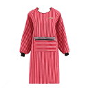 750円OFFクーポン 割烹着 エプロン ロング メンズエプロン ロング割烹着 スモック 長袖 作業用エプロン 料理 チェック柄 エプロンおしゃれ 袖付き ゆっ...