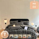 1000円OFFクーポン 蝶の模様 フランネル 掛け布団カバー 敷き布団カバー 寝具 防寒 暖かい ベッド用 寝具セット 冬用 柔らかい 洗える 4点セット 北...
