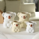 500円OFFクーポン 2点セット コアラ 花瓶 雑貨 グッズ 北欧 一輪挿し かわいい 可愛い お洒落 おしゃれ おもしろ アニマル にゃんこ コアラ フラワ...
