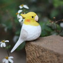 300円OFFクーポン アジアン雑貨 置き物 置物 鳥 鳥のアジアンインテリア 木製彫刻 グッズ 木彫りのオブジェ 風水アイテム 小鳥 バード インコ ホームデ...