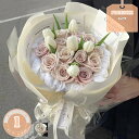 777円OFFクーポン ソープフラワー バラ チューリップ 花束 ブーケ 誕生日 プレゼント 女性ギフト ドライフラワー インテリア 結婚記念日 発表会 敬老の...