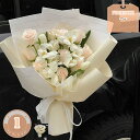 777円OFFクーポン ソープフラワー シャボンフラワー 造花 ギフト プレゼント チューリップ バラ 花束 誕生日 母の日 父の日 お祝い 女性 退職祝い 結...