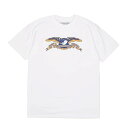 ANTIHERO Basic Eagle T-Shirt WHITE キッズ ユース ホワイト Tシャツ SKATEBOARD SK8 スケートボード スケボー チーム ロゴ ストリート パーク 初心者 プロ