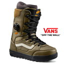 2024-2025年モデル VANS SNOWBOARD BOOTS 'Invado Pro' BLACK/OLIVE バンズ スノーボード ブーツ インバード プロ