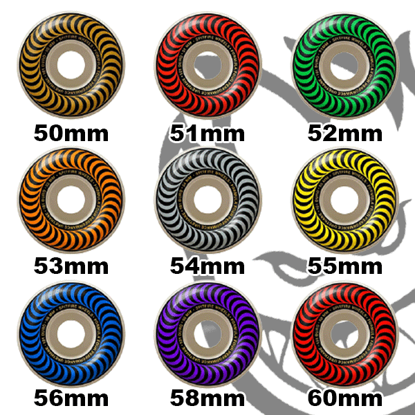 SPITFIRE Wheels FORMULA FOUR CLASSICS F4 99D スピットファイヤー ウィール フォーミュラフォー クラッシック 50/51/52/53/54/55/56/58/60mm スケートボード スケボー