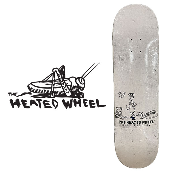 THE HEATED WHEEL ヒーテットウィール ENIZ FAZLIOV - SMOKE BREAK PRO MODEL - 8.25 スケートボード スケボー デッキ ストリート パーク