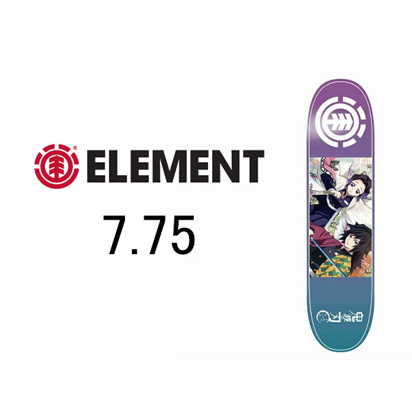 ELEMENT skateboard Deck 7.7531.38 Ǥο ȥܡ ܡ ǥå KIMETSU GIYU SHINOBU ȥ꡼ ѡ 鿴 ץ