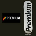 PREMIUM SKATEBOARDS 'SUPREMIUM TEAM DECK' (COOL GREY) 7.75 v~A XP[g{[h XP[g fbL SKATE DECK SK8 XP{[  Xg[g p[N