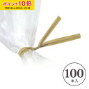 ビニタイ (和紙クラフト) 100本入 ラッピングタイ カラータイ ノーズワイヤー 鼻ワイヤー マスクワイヤー VTKR-100
