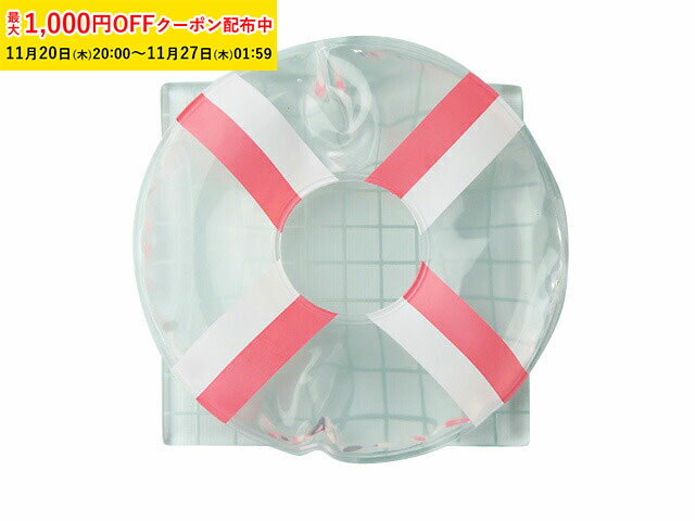 保冷剤 浮輪型(ピンク×ホワイト) 1個入 お弁当 ランチ テイクアウト かわいい WEB28-1