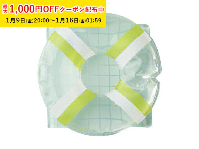 保冷剤 浮輪型(グリーン×ホワイト) 1個入 お弁当 ランチ テイクアウト かわいい WEB29-1