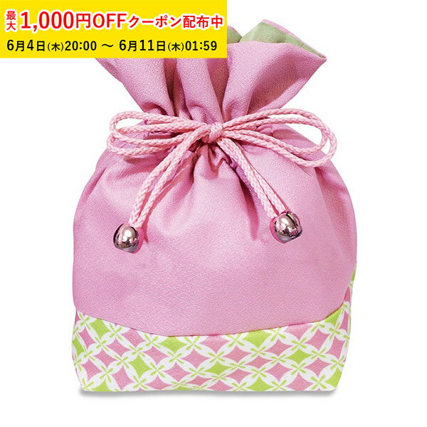 Rakuten - 巾着 かわいい 保冷(ピンク) 1枚入お弁当 袋 きんちゃく ギフト お弁当グッズ お正月 ニューイヤー SPA11-1
