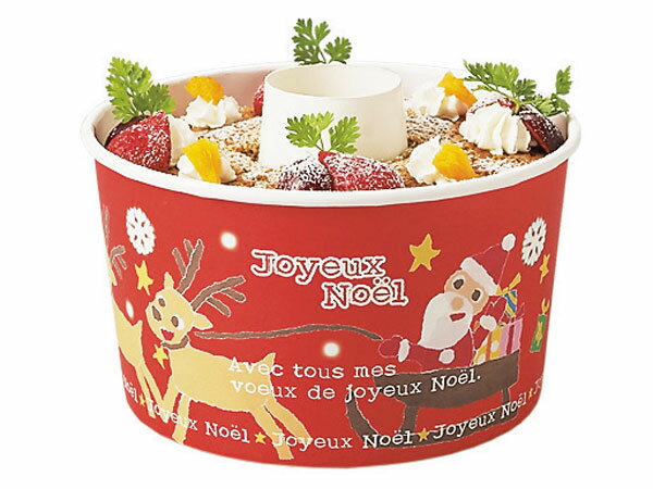 ベーキングカップ│紙製│焼型│シフォンケーキ│お菓子│手作り│製菓用品XS971 ロールシフォンカップ（メルヘン）5枚★クリスマス2011★│ベーキングカップ│紙製│焼型│シフォンケーキ│お菓子│手作り│製菓用品