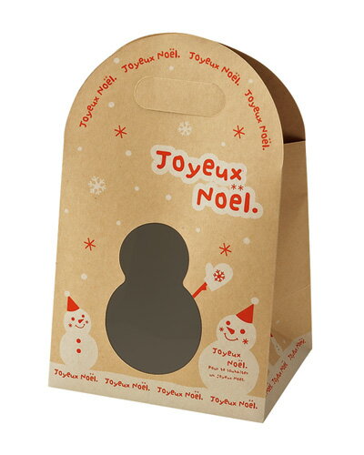ラッピング│用品│袋│プレゼント│包装│お菓子作り│手作り│クリスマス│製菓用品XK1600ペーパーバッグ窓付（スノーマン）　5枚★クリスマス2010★ラッピング│用品│袋│プレゼント│包装│お菓子作り│手作り│クリスマス│製菓用品
