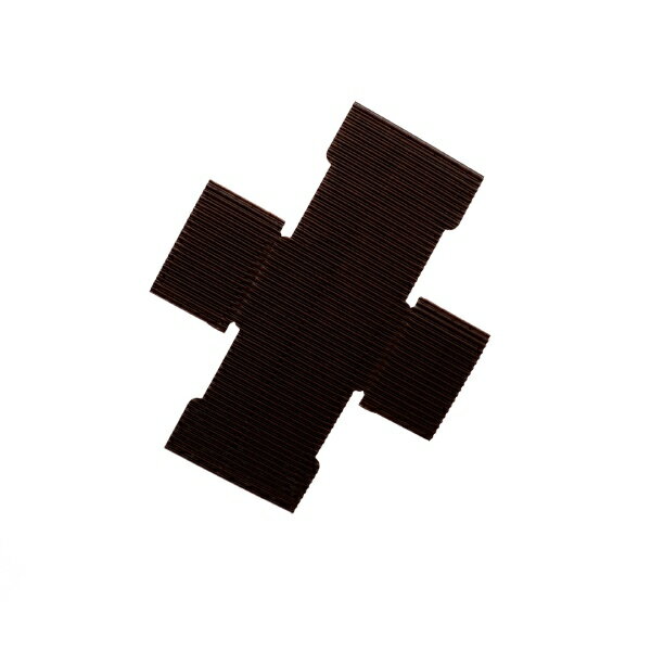 グラシン紙 (茶)LP角缶用 一体型 20枚入 クッキー缶 プレーン缶 角缶 製缶 クッキー用缶 ブリキ缶 XOP013-20