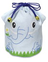 巾着 ゾウ 1枚入お弁当 袋 きんちゃく かわいい ギフト お弁当グッズ お正月 ニューイヤー SPA02-1