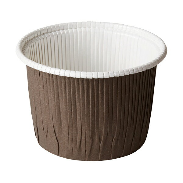 Rakuten - シフォンケーキ型 カールカップ LL(茶) 50枚入 紙製 シフォンカップ シフォン 型 シフォンケーキ 紙 ケーキ型 製菓型 お菓子作り用 家庭用 CR72-50