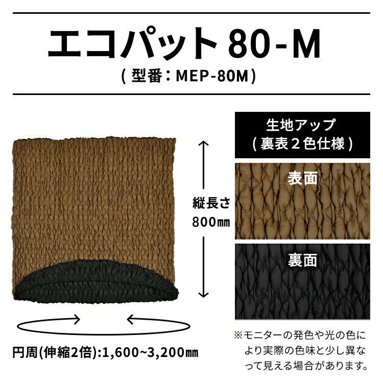 【梱包用品 引越し】 エコパット 80-M 〈ソフトゴム仕様〉 ジャバラ状 カバー キルティング 引越用品 あて布団 養生マット 養生クッション 引越し資材 物流 輸送 フィット 保護 キズ防止 冷蔵庫 洗濯機 家具 家電 2