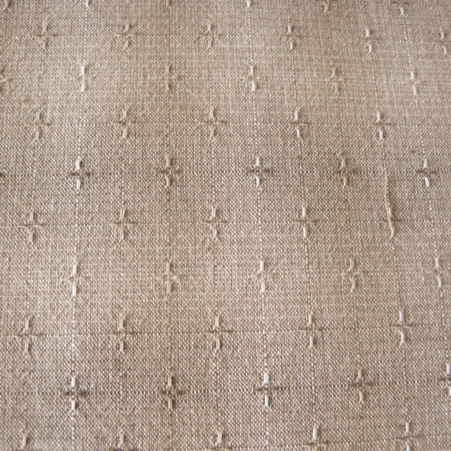 パッチワーク生地 国産先染めチェック ベージュ sakizome17 メール便対応商品 3