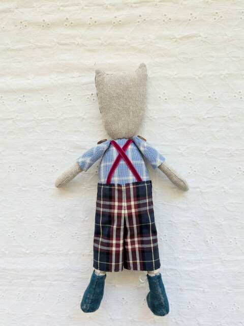 ぬいぐるみ完成品 グルミットのぬいぐるみ　ハンドメイドドール kanseihin24