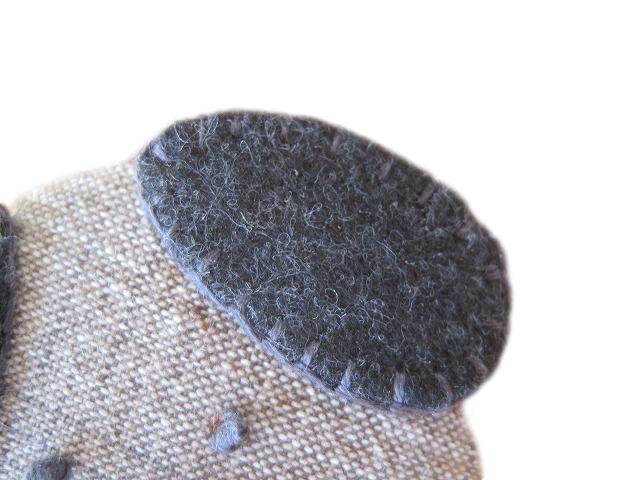 パッチワークキット　こいぬのブローチ　kit117 メール便対応商品