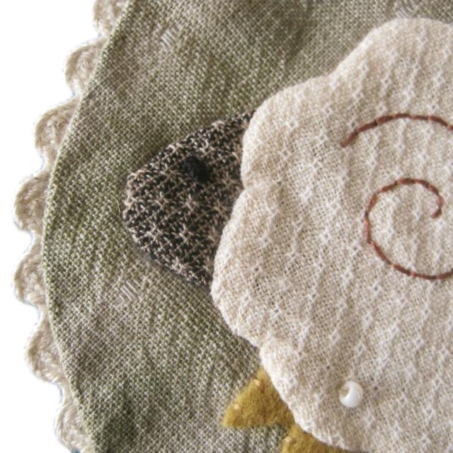 マザーズドリーム　パッチワークキット　干支のアップリケモチーフ　ひつじ　メール便対応商品 3