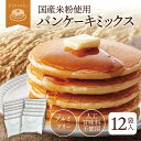 パンケーキミックス 12袋セット 国産 米粉 アルミフリー パンケーキ ミックス 200g × 12袋 セット 無香料 送料無料 パンケーキ粉 スイーツ おうちでパンケーキ おうち時間 ホットケーキミックス