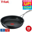 (土・日発送可)送料無料 ティファール T-fal エクスペリエンス+ フライパン 26cm IH対応 ガス火対応 / E52305 t-fal T-FAL t...