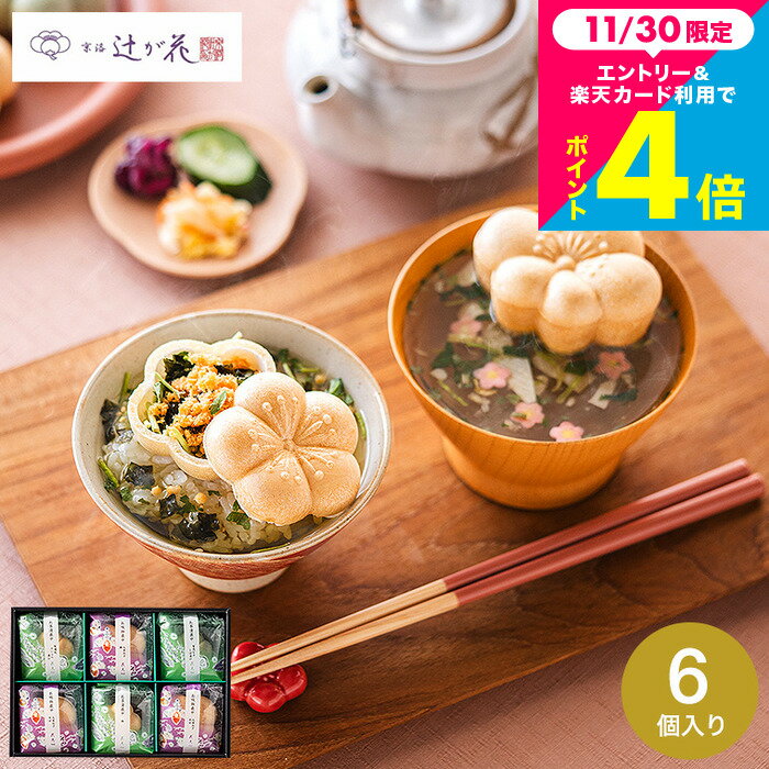 お歳暮 冬ギフト お茶漬けギフト 内祝い お返し グルメ 京都・辻が花 京野菜のお吸い物 最中詰合せ (YT..
