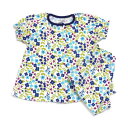 全品ポイントUP中!パジャマ キッズ 女の子 半袖 子供服 お花柄前開きパジャマ / Ampersand(アンパサンド ) ベビー服 キッズ服 男の子 かわいい...