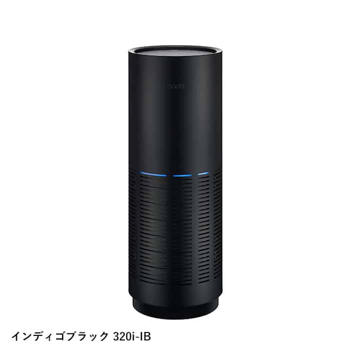 cado カドー 空気清浄機 LEAF 320i (26畳タイプ) インディゴブラック /クールグレ...