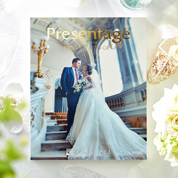 （引き出物 カタログギフト 結婚式） リンベル プレゼンテージ ブライダルカタログ （ビオラ） + e-Giftコース / 内祝い 結婚祝い お返し 引出物 結婚内祝い ギフト お祝い 5600 写真入り メッセージカード無料 名入れ 贈答品 cj プレゼント gws 母の日ギフト
