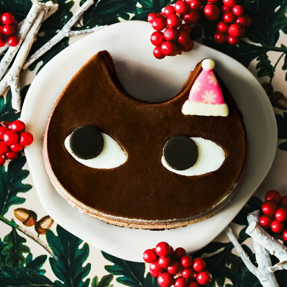 クリスマスケーキ 2025 イーペルの猫祭り ショコラアイスケーキ クリスマス パーティー ホールケーキ ..