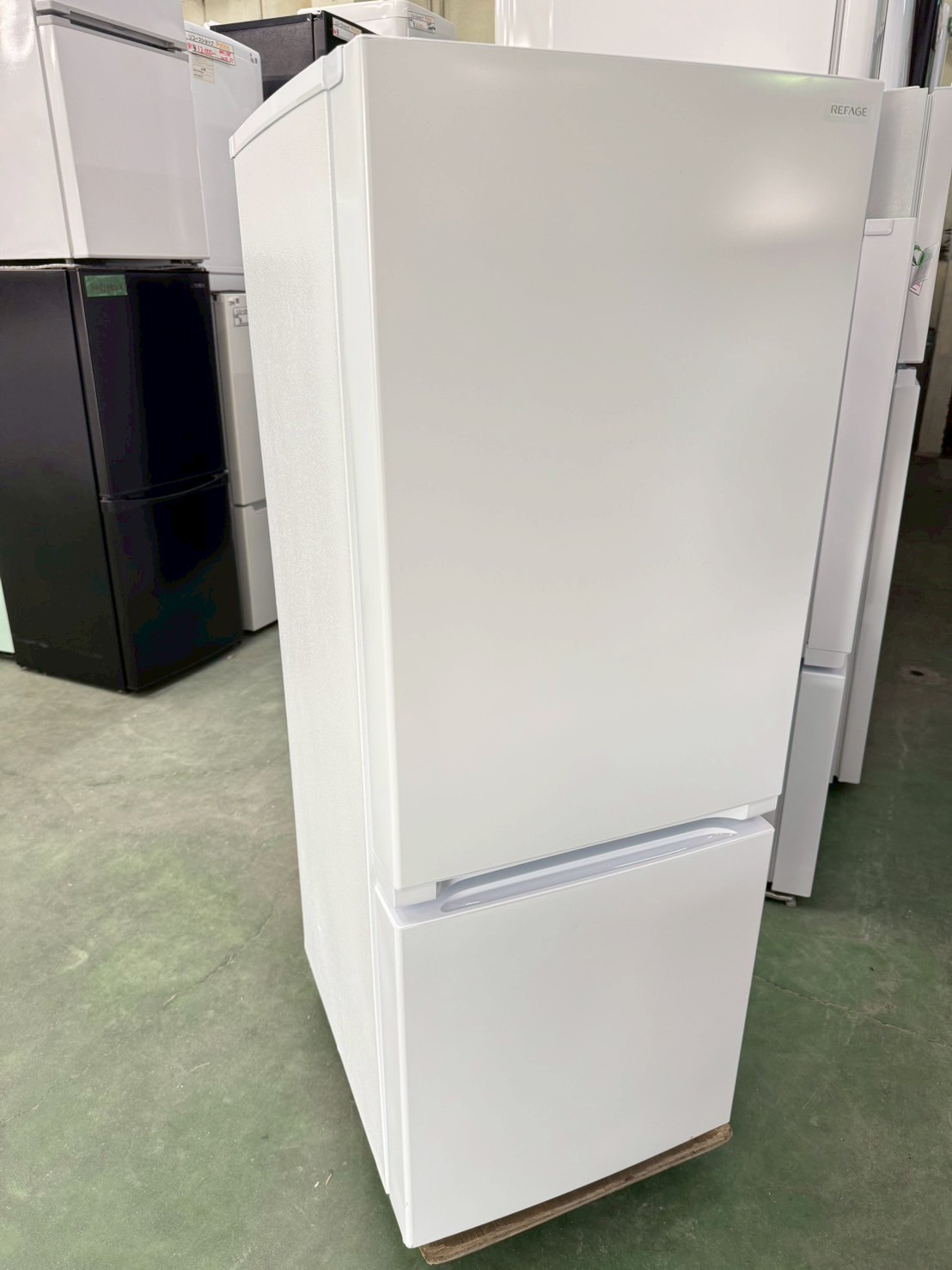 【中古】ヤマダ ノンフロン冷凍冷蔵庫 156L 2023年製 YRZ-F15LW 新生活 新婚 同棲 リサイクル リユース 格安 ふるさと納税 民泊 クリーニング済み 設置費込み