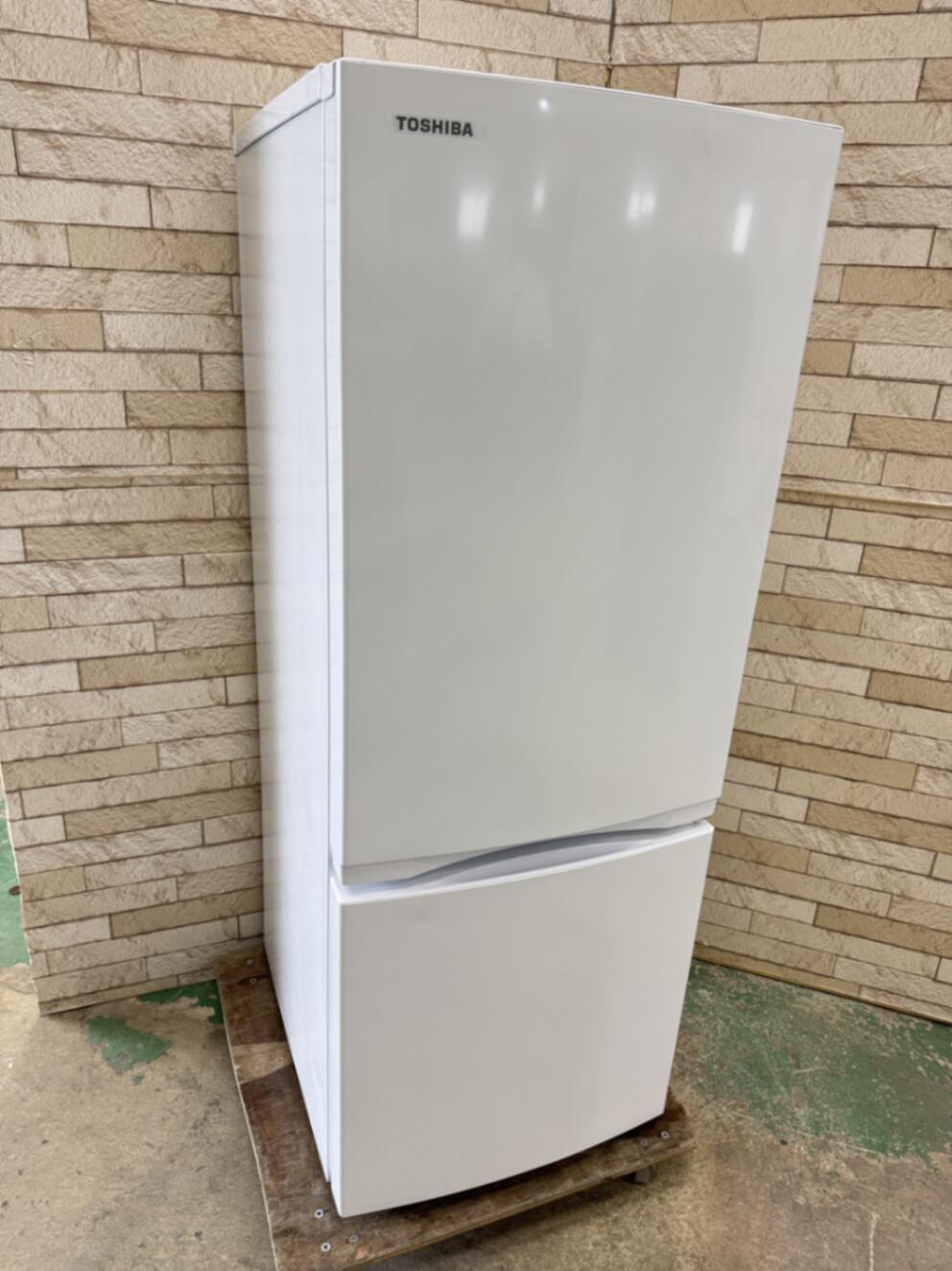 【中古】東芝 ノンフロン冷凍冷蔵庫 153L 2024年製 GR-V15BS(W) 新生活 新婚 同棲 リサイクル リユース 格安 ふるさと納税 民泊 クリーニング済み 設置費込み