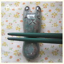 手作り陶器 箸置き うさぎ