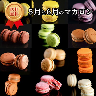 【スーパーSALE 特別価格!】5月と6月のマカロン(12種12個) 送料無料・熨斗・クール便 好評価 ギフト スイーツ プレゼント お誕生日祝 御祝 御礼 お誕生日祝 内祝 お返し焼き菓子 洋菓子 お土産 ※北海道・九州は400円加算(沖縄・離島は発送できません)
