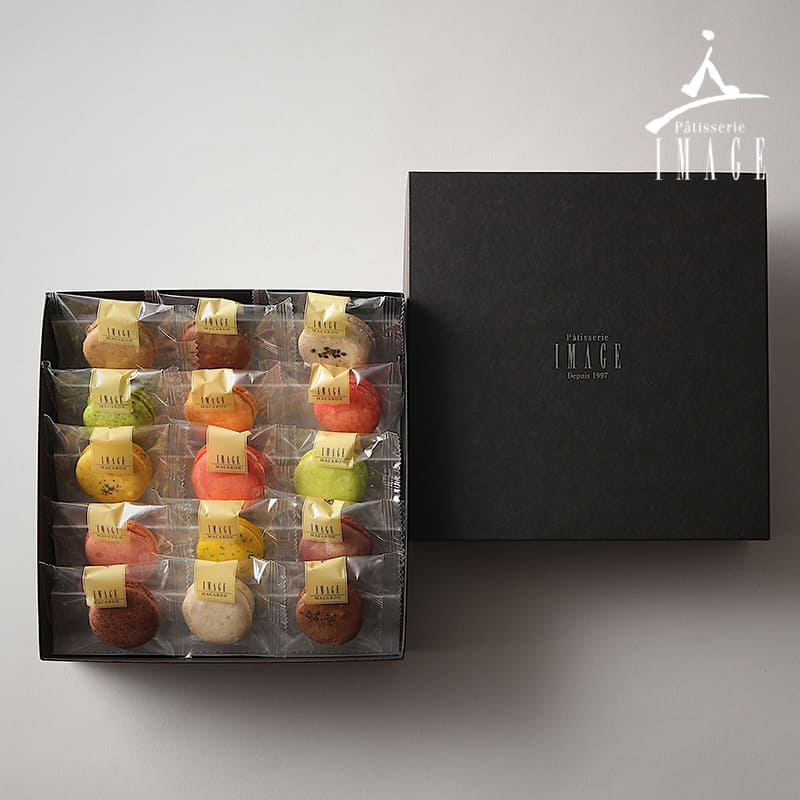 【イマージュマカロン 15個入】お歳暮 冬ギフト 高級 ギフト 手土産 詰め合わせ マカロン マルコナアーモンド