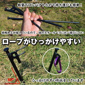 *全品5%OFFクーポン発行中* 【365日保証】 テント ペグ 釘 杭 20.5cm 4本セット キャンプ用品 ペグセット ステンレス テント タープ 設営用品 アウトドア 固定 ad096通販格安セール情報 楽天 通販