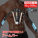 \★9日20時〜全品5%OFFクーポン★/アームバー エキスパンダー 10〜200kg 無段階調整 ディスプレイ付 軽量 コンパクト 上半身 大胸筋 胸筋 器具...