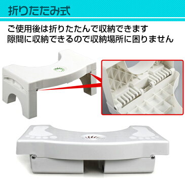 *超p祭+全品ポイント2倍* トイレ 踏み台 子ども ステップ 折りたたみ 滑り止め 芳香剤設置 エンボス加工 トレーニング 練習 大人 お年寄り 補助 便座 洋式 和式 ny071